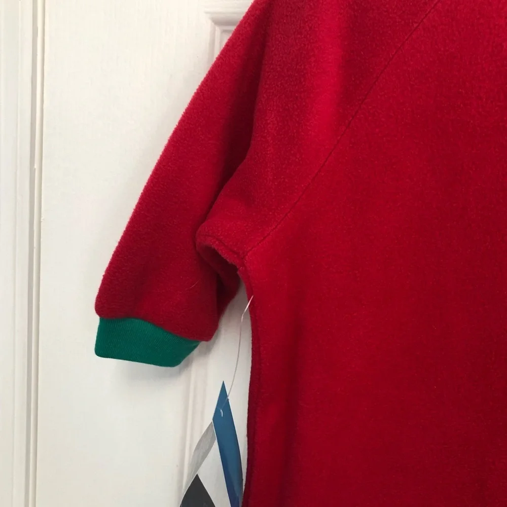 Disney 6-9 mo Mickey Minnie Baby My 1st Christmas Sleeper PJs Footie one piece